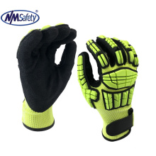 NMsafety  labor protection oil and gas Impact-Resistant Gloves CE EN388 4544EP